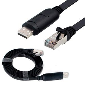 Cable USB a RJ45 NETCOM RS232 Consola Ethernet Red 1.80 Metros
