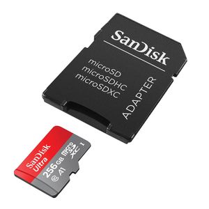 Memoria Micro SDXC UHS-I Sandisk 256GB Ultra A1 120mbps