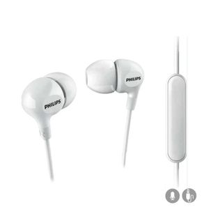 Audífonos Philips Tunes Upbeat SHE3555 c-micro Blanco
