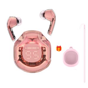 Audífonos Bluetooth Aesthetic Crystal Air 39 Rosa con Cancelación de Ruido