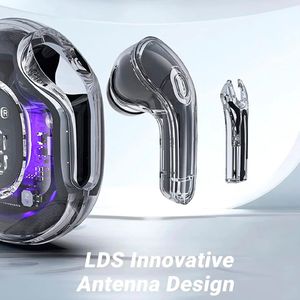 Audífonos Bluetooth Aesthetic Crystal Air 39 Negro con Cancelación de Ruido