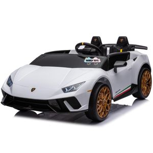 Auto a Batería Deportivo para Niños «HURACAN» Licenced Blanco