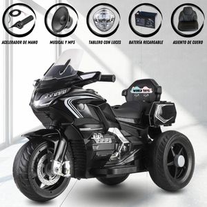Trimoto a Batería Para Niños «AVENIR» Negro