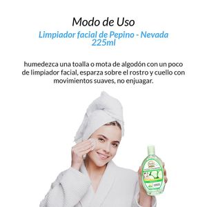Limpiador Facial de Pepino Nevada 225ml