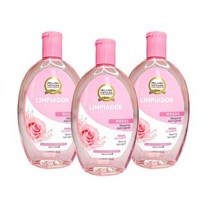 Limpiador Facial de Rosas Nevada 225ml 3 Unidades
