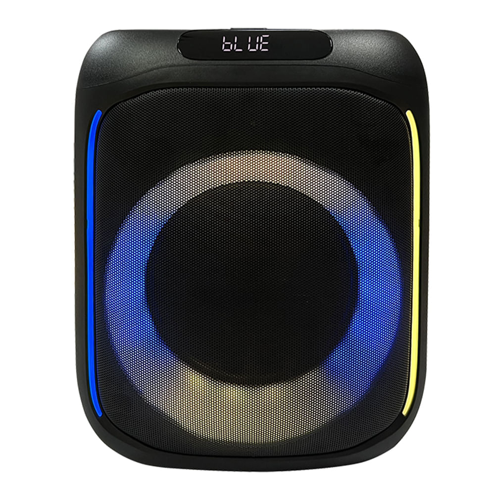 Parlante Torre Bluetooth Decibel, 50W, Altavoces de 6.5” y 8”, Luces Led,  Puerto USB, FM, control remoto - Coolbox