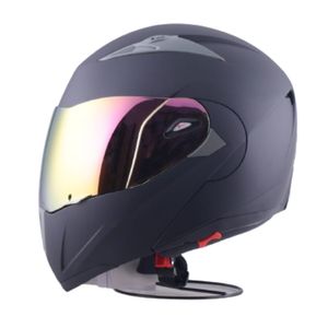 Casco de Moto Articulado Abatible  Certificado Tornazolado Rosa - Talla M