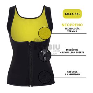 Chaleco Termico para Dama Talla XXL Negro