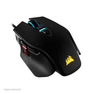 Mouse óptico Corsair M65 RGB Elite FPS Gaming, 18 000 dpi, USB, 9 botones, Negro