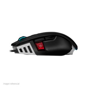 Mouse óptico Corsair M65 RGB Elite FPS Gaming, 18 000 dpi, USB, 9 botones, Negro