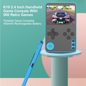 Consola de Juegos K10 Portátil Pantalla A Todo Color de 2,4 Pulgadas con 500 Juegos Retro