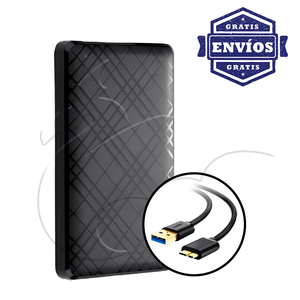 Case Externo Disco Duro SATA 2.5 USB 3.0 LAPTOP / PC