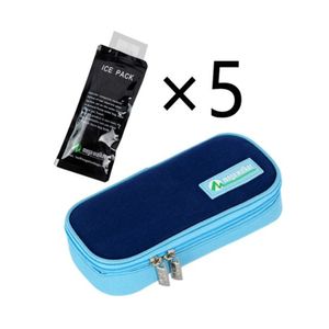 Bolsa Enfriadora de Insulina para Diabéticos - Azul