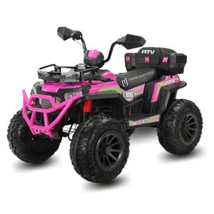 Cuatrimoto a Batería Terra Nova Todo Terreno Rosado
