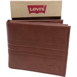 Billetera Bifold Levis Para Hombre Color Camel