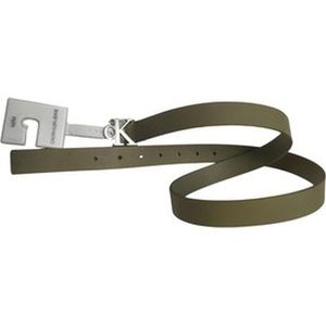 Cinturón o Correa de Cuero Calvin Klein para mujer - Beige - Talla S