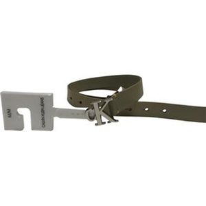 Cinturón o Correa de Cuero Calvin Klein para mujer - Beige - Talla M