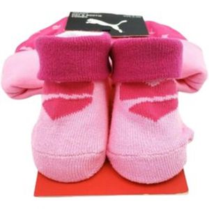 Gorro y Medias Botín Niña Puma - Fucsia - 3 a 6 meses