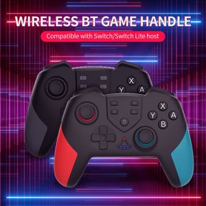 Gamepad BT Inalámbrico con Función de Giroscopio, Vibración de Doble Motor (Rojo Azul)