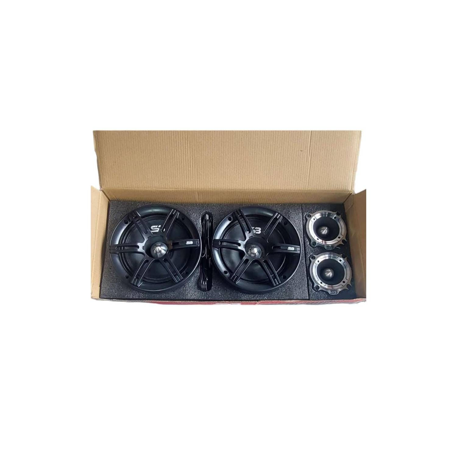 Parlantes Medio Rango con Tweeter Incluido 6 Pulgadas 800 Watts Sound ...