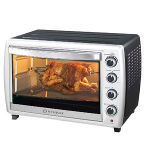 Horno Eléctrico IMACO 66L Rosticero HEB60R Negro