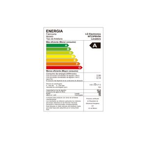 Lavadora LG Carga Superior 23Kg WT23PBVS6 Negro