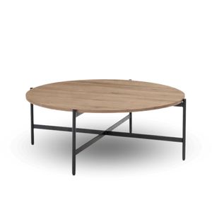 Mesa De Centro Industrial Belga Espresso Coricha Home