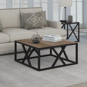 Mesa de Centro Industrial Casiopea Espresso Coricha Home