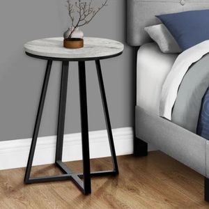 Mesa Auxiliar Industrial Cosmo Cemento Coricha Home