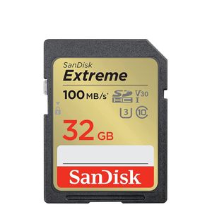 Memoria SD Sandisk Extreme 32GB 4k UHS-I Clase-10 U3 100mbs