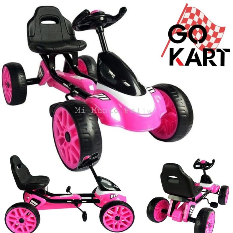 Carrito A Pedales Chachicar Go kart Para Ninos Corsa Real Plaza