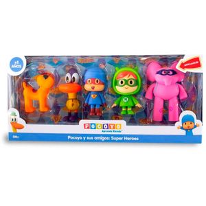 Set de Figuras Articulables Pocoyo y sus Amigos 5pcs