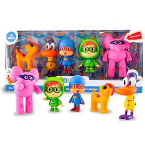 Set de Figuras Articulables Pocoyo y sus Amigos 5pcs