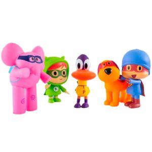 Set de Figuras Articulables Pocoyo y sus Amigos 5pcs