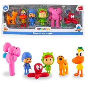 Set de Figuras Articulables Pocoyo y sus Amigos 6pcs