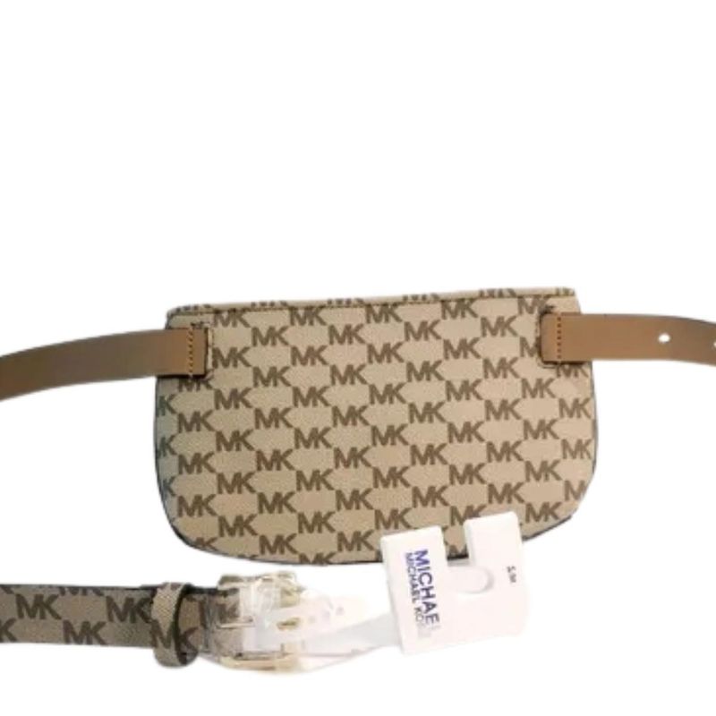 Cinturon Rinonera Logotipo Michael Kors Mujer 556137C Marron Talla S M Real Plaza