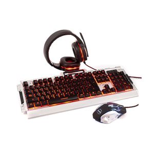 Kit Gamer Halion HA-860C PANZER 3 en 1 anti-ghostin Luces LED