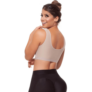 Brasier de control Fajitex con broche al centro Post quirugico - Talla M