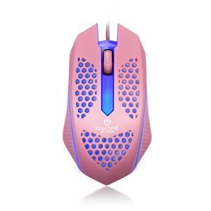 Mouse Gamer 1000dpi 3B Rosado Enkore Levitron Ekm107
