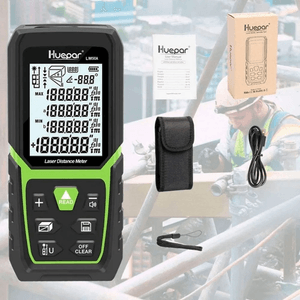 Medidor de distancia Láser Huepar LM120A 120m LCD