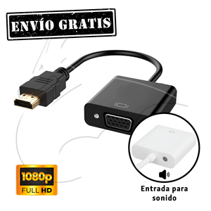 Adaptador Hdmi A Vga - Full Hd 1080p