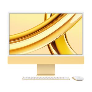 iMac M3 chip with 8‑core CPU,10‑core GPU,and 16‑core Neural Engine-Yellow/ 8GB Y 512GB