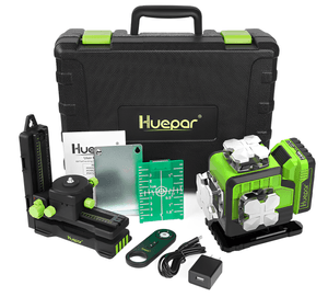 Nivel láser verde Huepar P04CG 16 LINEAS bluetooth(Ultrarresistente)