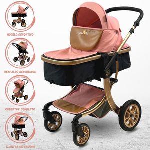 Coche Deportivo Moisés Confort Kids Alfa Pink
