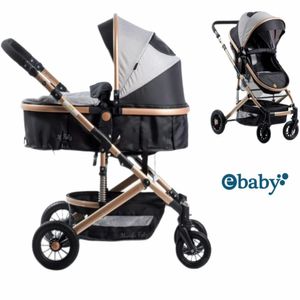 Coche Cuna Moises Para bebe con llantas de Caucho Ebaby