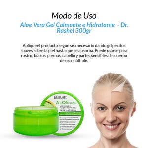 Aloe Vera Gel Calmante e Hidratante Dr Rashel 300 Gramos