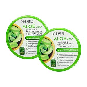 Aloe Vera Gel Calmante e Hidratante Dr Rashel 300 Gramos 2 Unidades