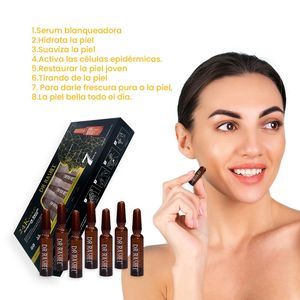 Ampollas Faciales de Nutrición Intensiva 24k gold Dr Rashel 7 días