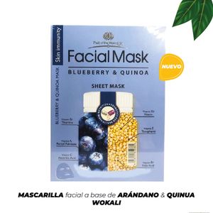 Mascarilla Facial a Base de Arándano  Quinua