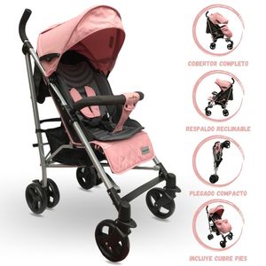 Coche Bastón Deportivo Free Kids Pink